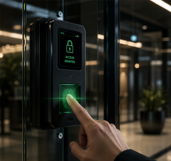 Biometric access control for enterprise security